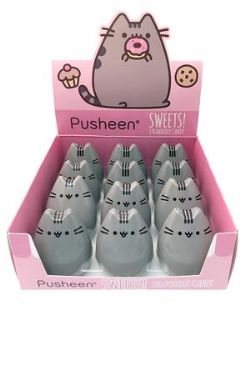 PUSHEEN -  BOÎTE EN MÉTAL DE PUSHEEN AVEC BONBONS À LA FRAISE