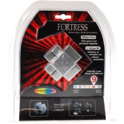 PUZZLE MASTER -  FORTRESS METAL PUZZLE - DIFFICULTY LEVEL 9/10