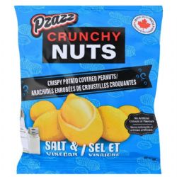 PZAZZ -  ARACHIDES ENROBÉS DE CROUSTILLES CROQUANTES - SEL & VINAIGRE (80 G)
