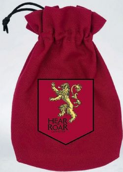 Q-WORKSHOP -  GAME OF THRONES, POCHETTE À DÉS, LANNISTER -  GAME OF THRONES