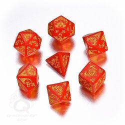 Q-WORKSHOP -  PATHFINDER, ENSEMBLE DE DÉS JDR, PATHFINDER - CURSE OF THE CRIMSON THRONE -  PATHFINDER