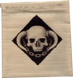 Q-WORKSHOP -  POCHETTE À DÉS, NEW SKULLY (BEIGE)