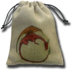 Q-WORKSHOP -  POCHETTE À DÉS, POCHE A DES - DRAGON DE COULEUR