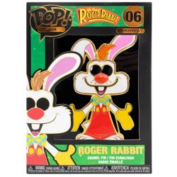 QUI VEUT LA PEAU DE ROGER RABBIT -  POP! BADGE ÉMAILLÉ DE ROGER RABBIT (7 CM) 06