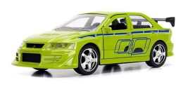 RAPIDE ET DANGEREUX -  MITSUBISHI - LANCER EVOLUTION VII VERTE DE BRIAN - 1/32