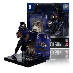 RAVENS DE BALTIMORE -  #8 LAMAR JACKSON (18 CM) -  MCFARLANE TOYS
