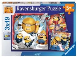 RAVENSBURGER -  3 IN 1 DETESTABLE MOI (3 X 49 PIECES) -  ILLUMINATION'S