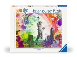 RAVENSBURGER -  CARTE POSTALE DE NEW YORK (500 PIÈCES)