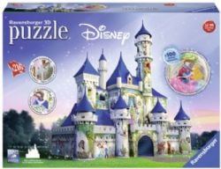 RAVENSBURGER -  CASSE-TÊTE 3D DE CHÂTEAU DISNEY (216 PIÈCES) -  DISNEY