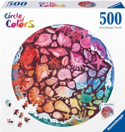 RAVENSBURGER -  COQUILLAGES (500 PIECES) -  CIRCLE OF COLORS