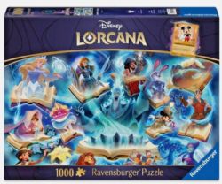 RAVENSBURGER -  L'ÉCLAT DU ROYAUME - SAPHIR (1000 PIÈCES) -  DISNEY LORCANA
