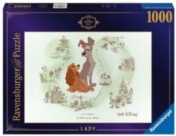 RAVENSBURGER -  LADY (1000 PIECES) -  DISNEY TREASURES FROM THE VAULT