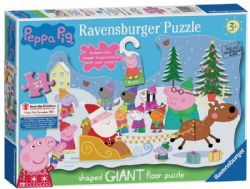 RAVENSBURGER -  LE NOEL DE PEPPA - CASSE-TÊTE DE PLANCHER (32 PIECES) -  PEPPA PIG