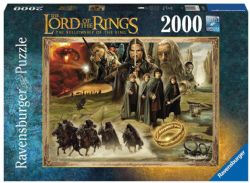 RAVENSBURGER -  LE SEIGNEUR DES ANNEAUX (2000 PIÈCES)
