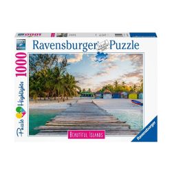 RAVENSBURGER -  LES CARAÏBES (1000 PIÈCES) -  ÎLES DE RÊVES