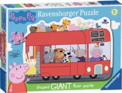 RAVENSBURGER -  SORTIE AMUSANTE - CASSE-TÊTE DE PLANCHER (24 PIECES) -  PEPPA PIG
