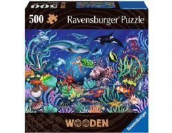 RAVENSBURGER -  SOUS L'OCEAN (500 PIÈCES) -  WOODEN
