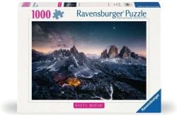 RAVENSBURGER -  TRE CIME DI LAVAREDO, DOLOMITES (1000 PIÈCES) -  BEAUTIFUL MOUNTAINS