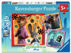 RAVENSBURGER -  ZOOTOPIE 2 (3X49 PIÈCES) -  DISNEY