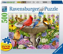 RAVENSBURGER -  ÔISEAUX À L'ABREUVOIR (500 PIÈCES)