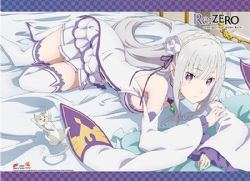 RE:ZERO -  -EMILIA & PUCK- (83.8CM X 111.7CM) -  RE: STARTING LIFE IN ANOTHER WOLD