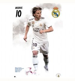 REAL MADRID FC POSTER - 2020 -  LUKA MODRIC #10 (61X 91.5 CM)