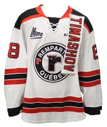 REMPARTS DE QUÉBEC -  2014-15 GAME-USED JERSEY ROUGE DMYTRO TIMASHOV  #88 GRANDEUR 54
