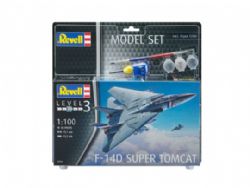 REVELL -  1/100 - F-14D SUPER TOMCAT (NIVEAU 3) -  MODEL SET 63950