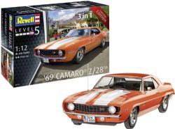 REVELL -  1/12 CHEVROLET CAMARO Z/28 1969 (SKILL LEVEL 5) -  LIMITED EDITION 07727