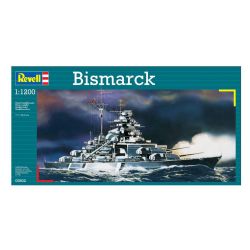 REVELL -  1/1200 - BISMARCK GERMAN BATTLESHIP (NIVEAU 4) 05802