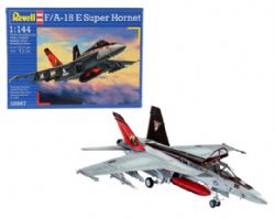 REVELL -  1/144 - F/A-18E SUPER HORNET (NIVEAU 3) -  MODEL SET 63997