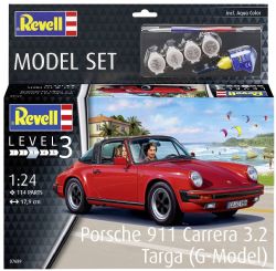 REVELL -  1/24 - PORSCHE 911 CARRERA 3.2 TARGA (SKILL LEVEL 3) -  MODEL SET 67689