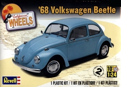 REVELL -  1/24 - VOLKSWAGEN BEETLE TYPE 1 1968 -  CALIFORNIA WHEELS 85-4192