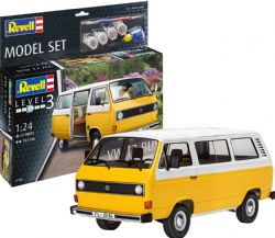 REVELL -  1/24 - VOLKSWAGEN T3 BUS (NIVEAU 3) -  MODEL SET 67706