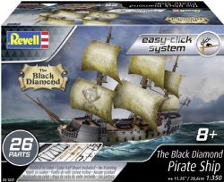 REVELL -  1/350 - THE BLACK DIAMOND PIRATE SHIP -  EASY-CLICK SYSTEM 851237