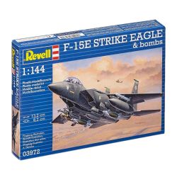 REVELL -  1/72 - F-15E STRIKE EAGLE & BOMB (NIVEAU 4) 03972