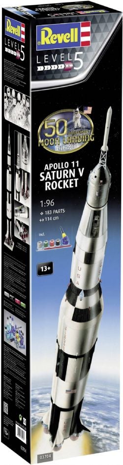REVELL -  1/96 - APOLLO 11 SATURN V ROCKET -  VEHICULE SPATIAL 03704