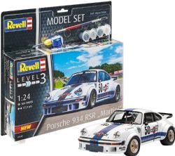 REVELL -  ENSEMBLE DE VOITURE À ASSEMBLER - PORSCHE 934 RSR 1:24 ( NIVEAU 3) -  REVELL