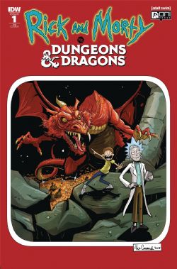 RICK AND MORTY -  RICK AND MORTY VS DUNGEONS & DRAGONS #1 DIRECTOR CUT FOIL COVER 01