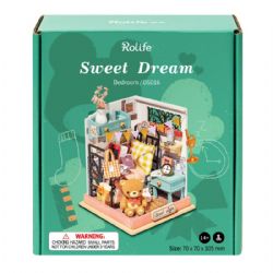 ROBOTIME -  KIT MINIATURE POUR MAISON DE POUPÉES - CHAMBRE DE RÊVE DOUX - SÉRIE LITTLE & WARM SPACE  (ANGLAIS) -  ROLIFE