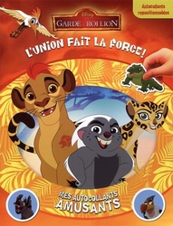 ROI LION, LE -  L'UNION FAIT LA FORCE ! - MES AUTOCOLLANTS AMUSANTS -  LION GUARD, THE