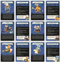 ROOT: LE JEU DE RÔLE -  CARTES HABITANTS (FRANÇAIS) -  ACCESSOIRE CARTES PBTA