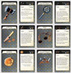 ROOT: LE JEU DE RÔLE -  CARTES ÉQUIPEMENT (FRANÇAIS) -  ACCESSOIRE CARTES PBTA