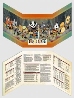ROOT: LE JEU DE RÔLE -  L'ÉCRAN + NOTEPAD (FRANÇAIS) -  ÉCRAN MJ PBTA