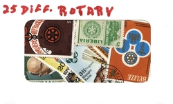 ROTARY -  25 DIFFÉRENTS TIMBRES - ROTARY