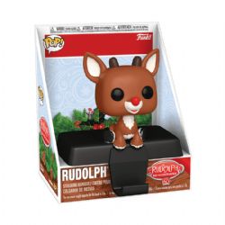 RUDOLPH, LE PETIT REINE AU NEZ ROUGE -  FIGURINE POP! EN VINYLE DE RUDOLPH (10 CM) -  POP! PORTE-BAS DE NOËL