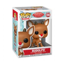 RUDOLPH, LE PETIT REINE AU NEZ ROUGE -  FIGURINE POP! EN VINYLE DE RUDOLPH (10 CM) -  RUDOLPH 60E ANNIVERSAIRE 1260