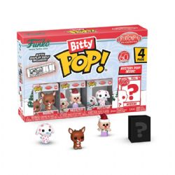 RUDOLPH, LE PETIT REINE AU NEZ ROUGE -  MICRO FIGURINE POP! RUDOLPH, CHARLIE-IN-THE-BOX, MISFIT ELEPHANT ET MYSTÈRE - PAQUET DE 4 3 -  BITTY POP! 3