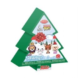 RUDOLPH, LE PETIT REINE AU NEZ ROUGE -  PAQUET DE 4 FIGURINES POCKET POP!