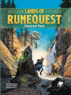 RUNEQUEST -  LANDS OF RUNEQUEST - DRAGON PASS (ANGLAIS) -  UNIVERS BRP